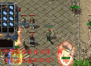 传奇私服装备选择:真是玩家的基本功吗? 传奇私服装备选择:真是玩家的基本功吗?