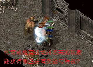 传奇私服竞技场排名高的玩家能获得哪些稀有奖励与特权? 传奇私服竞技场排名高的玩家能获得哪些稀有奖励与特权?