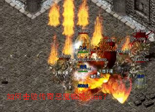 如何击败传奇恶魔蜘蛛boss? 如何击败传奇恶魔蜘蛛boss?