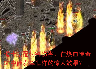 道士搭配切割伤害,在热血传奇SF中能发挥怎样的惊人效果? 道士搭配切割伤害,在热血传奇SF中能发挥怎样的惊人效果?