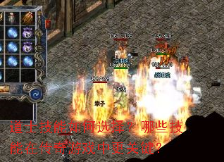 ��ʿ�������ѡ����Щ�����ڴ�����Ϸ�и��ؼ���