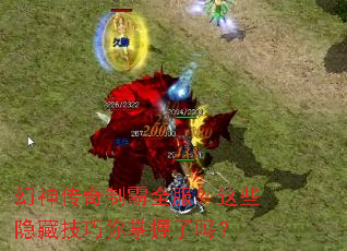 幻神传奇制霸全服?这些隐藏技巧你掌握了吗? 幻神传奇制霸全服?这些隐藏技巧你掌握了吗?