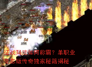 征战玛法如何称霸?单职业变态版传奇独家秘籍揭秘 征战玛法如何称霸?单职业变态版传奇独家秘籍揭秘