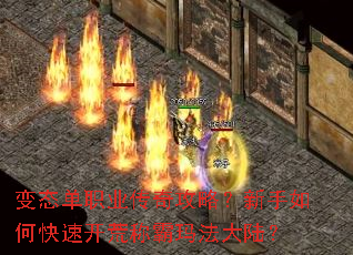变态单职业传奇攻略?新手如何快速开荒称霸玛法大陆? 变态单职业传奇攻略?新手如何快速开荒称霸玛法大陆?