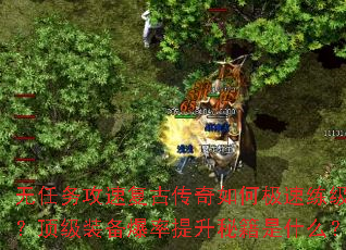 无任务攻速复古传奇如何极速练级?顶级装备爆率提升秘籍是什么? 无任务攻速复古传奇如何极速练级?顶级装备爆率提升秘籍是什么?