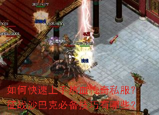 如何快速上手热血传奇私服?征战沙巴克必备技巧有哪些? 如何快速上手热血传奇私服?征战沙巴克必备技巧有哪些?
