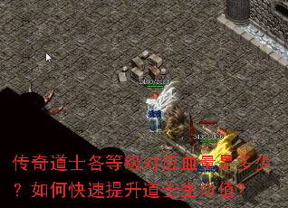 传奇道士各等级对应血量是多少?如何快速提升道士生命值? 传奇道士各等级对应血量是多少?如何快速提升道士生命值?