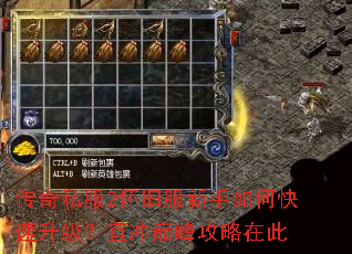 传奇私服2怀旧服新手如何快速升级?直冲巅峰攻略在此 传奇私服2怀旧服新手如何快速升级?直冲巅峰攻略在此