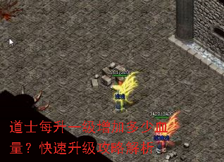 道士每升一级增加多少血量?快速升级攻略解析 道士每升一级增加多少血量?快速升级攻略解析