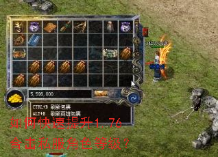 如何快速提升1.76合击私服角色等级? 如何快速提升1.76合击私服角色等级?