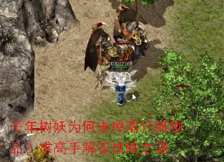 千年树妖为何未掉落任何物品?求高手解答攻略之谜 千年树妖为何未掉落任何物品?求高手解答攻略之谜