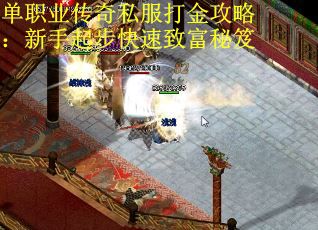 单职业传奇私服打金攻略：新手起步快速致富秘笈