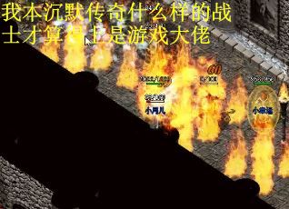 我本沉默传奇什么样的战士才算得上是游戏大佬