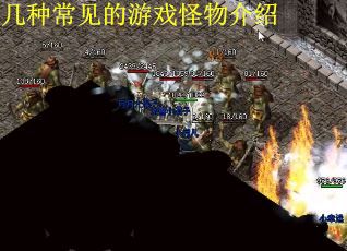 几种常见的游戏怪物介绍