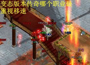 变态版本传奇哪个职业最重视移速