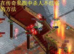 在传奇私服中杀人不红名的方法