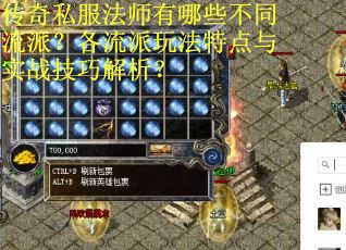 传奇私服法师有哪些不同流派？各流派玩法特点与实战技巧解析？
