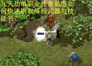 九天劫单职业传奇私服如何快速刷取终极武器与技能书？
