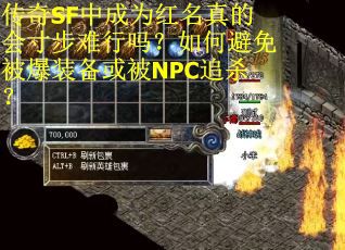 传奇SF中成为红名真的会寸步难行吗？如何避免被爆装备或被NPC追杀？