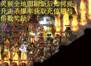 灵猴全地图刷新后如何提升击杀爆率获取充值箱与倍数奖励？