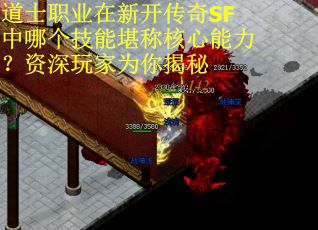 道士职业在新开传奇SF中哪个技能堪称核心能力？资深玩家为你揭秘